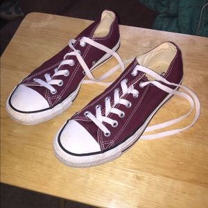 Maroon Converse